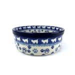 364  Bunzlau Rond  Schaal 1771X 023 Ribbel Schalen Ø 12 cm